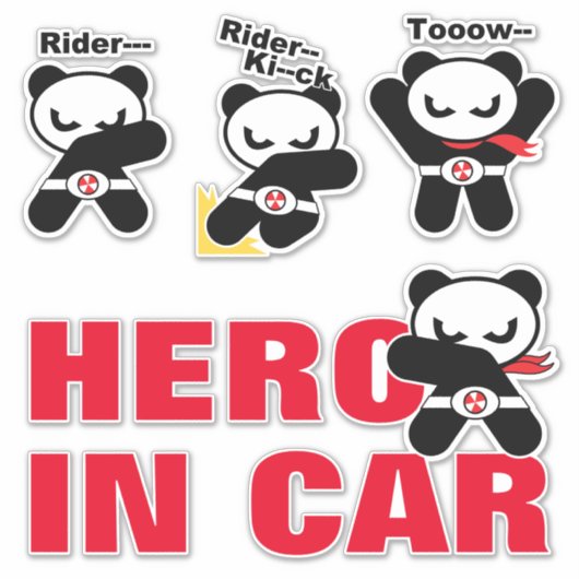 Sticker héropandre (Devant)