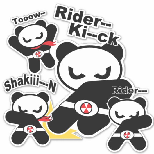 Sticker héropandre (Devant)