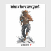 Sticker Héros de Bugbear Secourir un chevalet d'art d'Imag (Feuille)