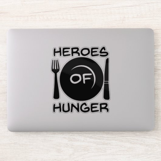 Sticker Héros du Decal de la Faim (Ordinateur)