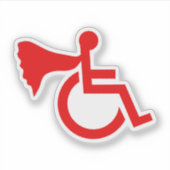 Sticker Héros handicapé (Devant)