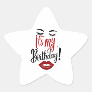 Sticker - Het is mijn verjaardag