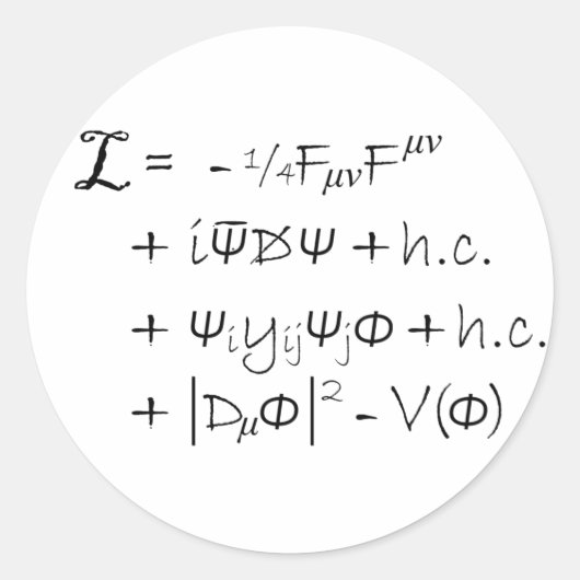 Sticker - Het standaardmodel (Voorkant)