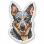 Sticker Heure bleue (Devant)