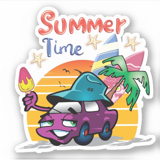 Sticker Heure d'été (Devant)