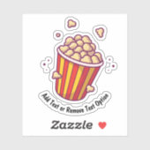 Sticker Heure du film Popcorn (Feuille)