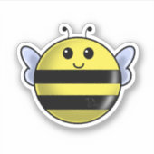 Sticker Heureuse abeille (Devant)