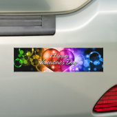 Sticker Heureuse Sainte-Valentin 5 pare-chocs (En voiture)