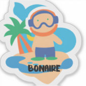 Sticker Heureux bonaire (Devant)