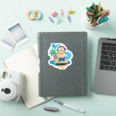 Sticker Heureux bonaire (Couverture iPad)