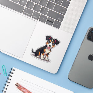 Sticker Heureux chiot Manchester Terrier – Art Chibi