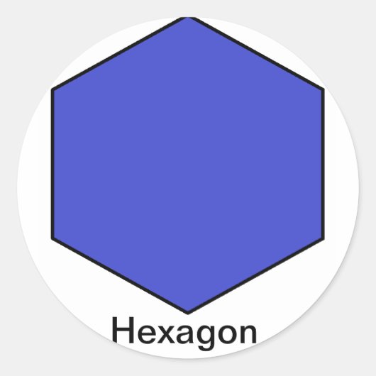 Sticker Hexagon (Devant)