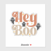 Sticker Hey Boo Boho Halloween Hey Boo Ghost (Feuille)
