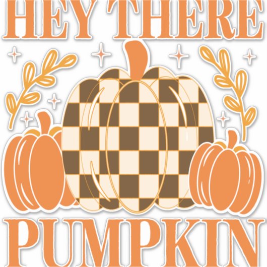 Sticker Hey Citrouille (Devant)