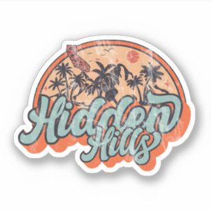 Sticker Hidden Hills, Californie