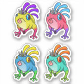 Sticker Hiérarchie Dépôts de grenouille (Devant)