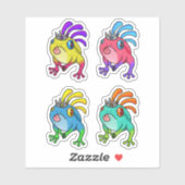 Sticker Hiérarchie Dépôts de grenouille (Feuille)