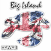 Sticker HIFlag de la tribu Hawaii Honu (Devant)