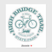 Sticker High Bridge Trail (cyclisme) (Feuille)