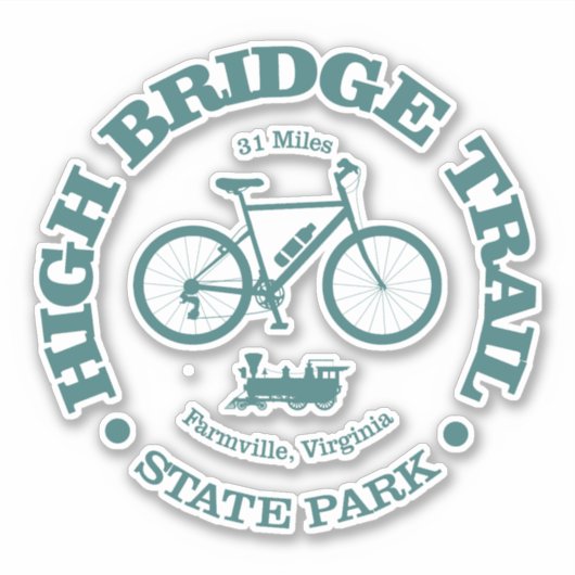 Sticker High Bridge Trail (cyclisme) (Devant)