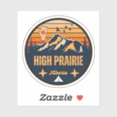 Sticker High Prairie (Alberta) (Feuille)