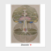 Sticker Hilma Af Klint, Arbre De Connaissances No1 Art Abs (Feuille)
