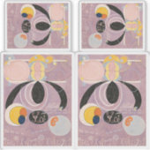 Sticker Hilma Af Klint, La Dix Plus Grande No6, Art Abstra (Devant)