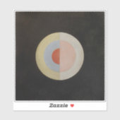 Sticker Hilma Af Klint, Le Swan No.16, Art Abstrait (Feuille)