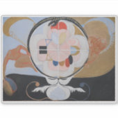 Sticker Hilma Af Klint, L'Évolution No.13, Art Abstrait (Devant)