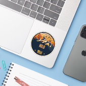 Sticker Hilo, Hawaii (Ordinateur portable avec iPhone)