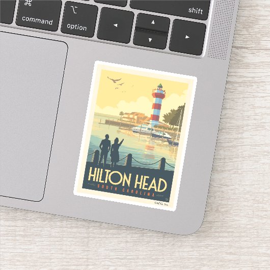 Sticker Hilton Head | Caroline du Sud (Détail)
