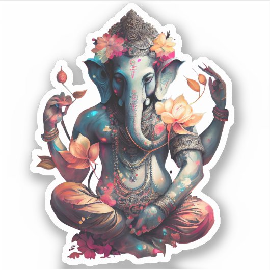 Sticker hindou Ganesh (Devant)