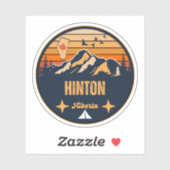 Sticker Hinton (Alberta) (Feuille)