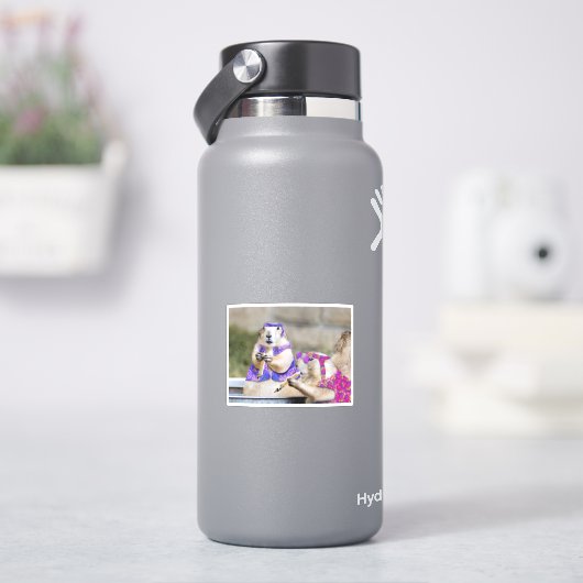 Sticker Hippies des chiens des Prairies (HydroFlask)