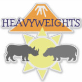 Sticker Hippo et Rhino (Devant)