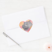 Sticker Hippo Love (Enveloppe)