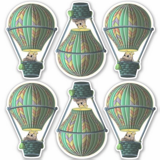 Sticker Hippopotames (Devant)