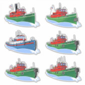 Sticker Histoire de l'Amérique des remorqueurs des Grands  (Devant)