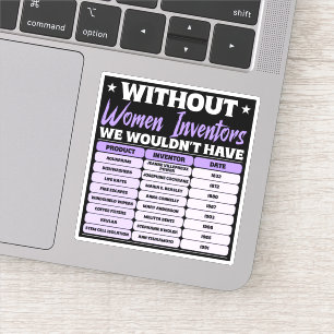 Sticker Histoire des femmes inventrices, journée internati
