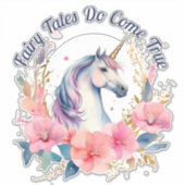 Sticker Histoire florale de la licorne (Devant)