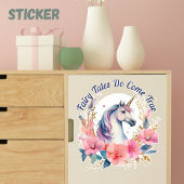 Sticker Histoire florale de la licorne
