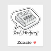 Sticker Histoire orale (Feuille)
