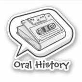 Sticker Histoire orale (Devant)