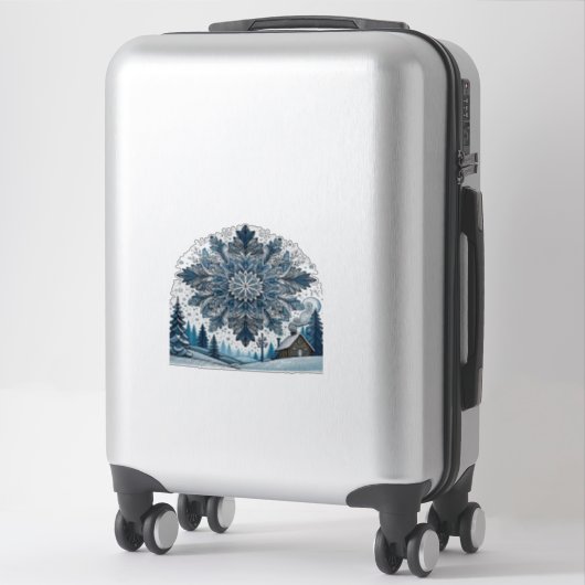 Sticker hiver (Sur valise)
