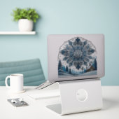 Sticker hiver (Ordinateur portable sur le bureau)