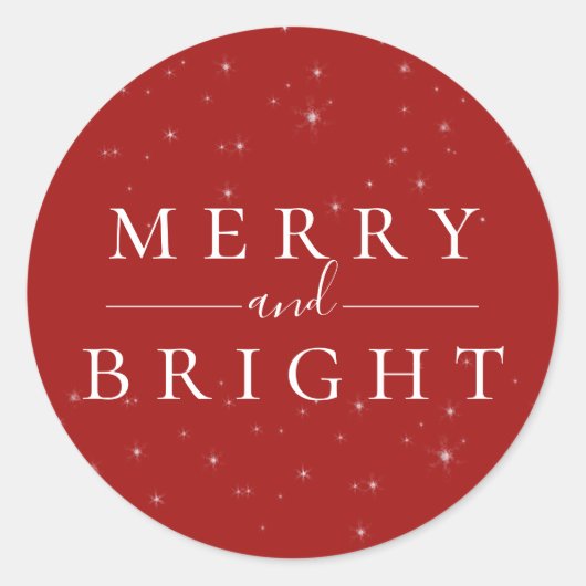 Sticker hiver rouge Vacances (Devant)