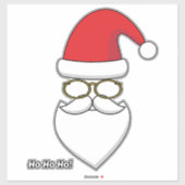 Sticker Ho Ho Ho Santa Claus (Feuille)