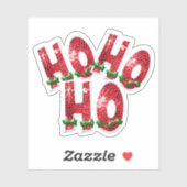 Sticker HO HO Red Christmas (Feuille)