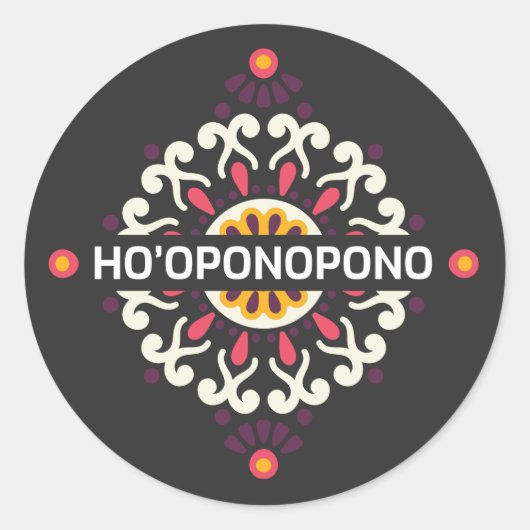 Sticker Ho’oponopono (Devant)