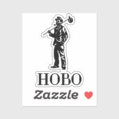 Sticker HOBO Conception originale et authentique (Feuille)